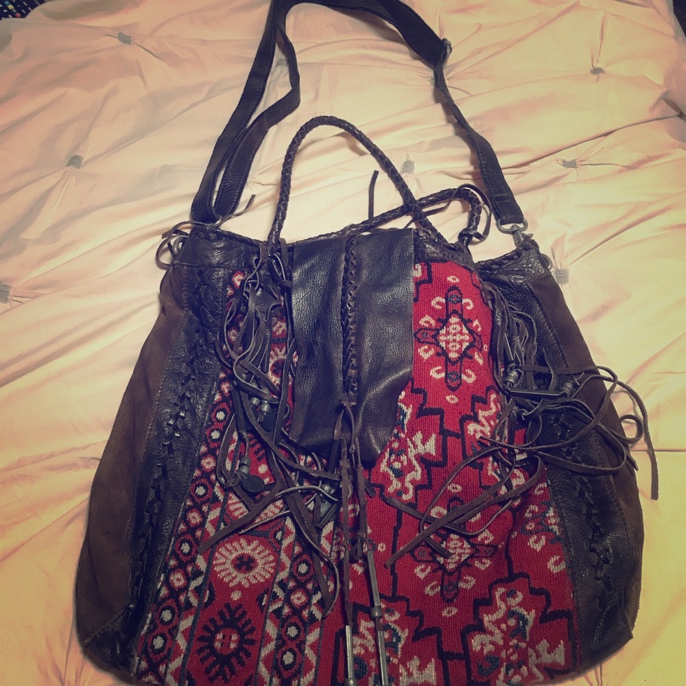 Free people boho crossbody bag